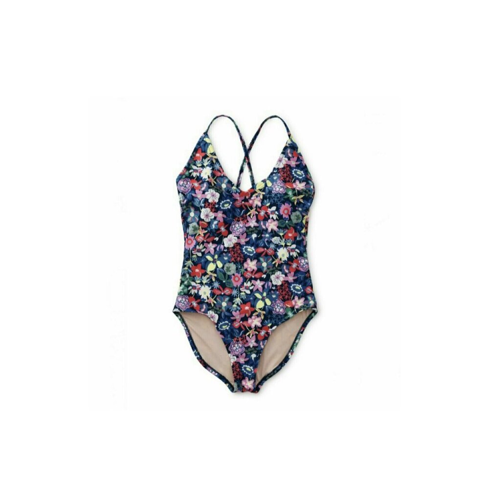 NWT Tea Collection One Piece Swimsuit Caribbean Wildflowers Size Medium